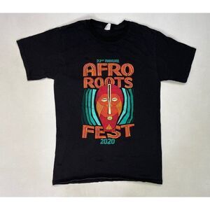 Afro Roots Fest 2020 Graphic T-shirt Women Small Florida Keys Key West